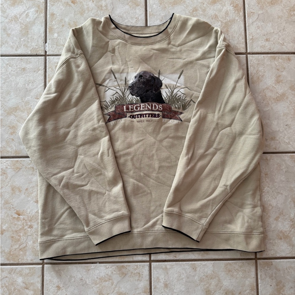Croft & Barrow Beige Sweatshirt